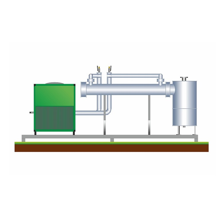 Biogas pretreatment-drying system